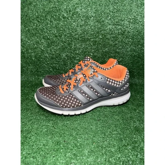 Adidas‎ Women's Duramo Running Athletic Shoes Sneakers Grey Orange Size 9.5 - Picture 4 of 9